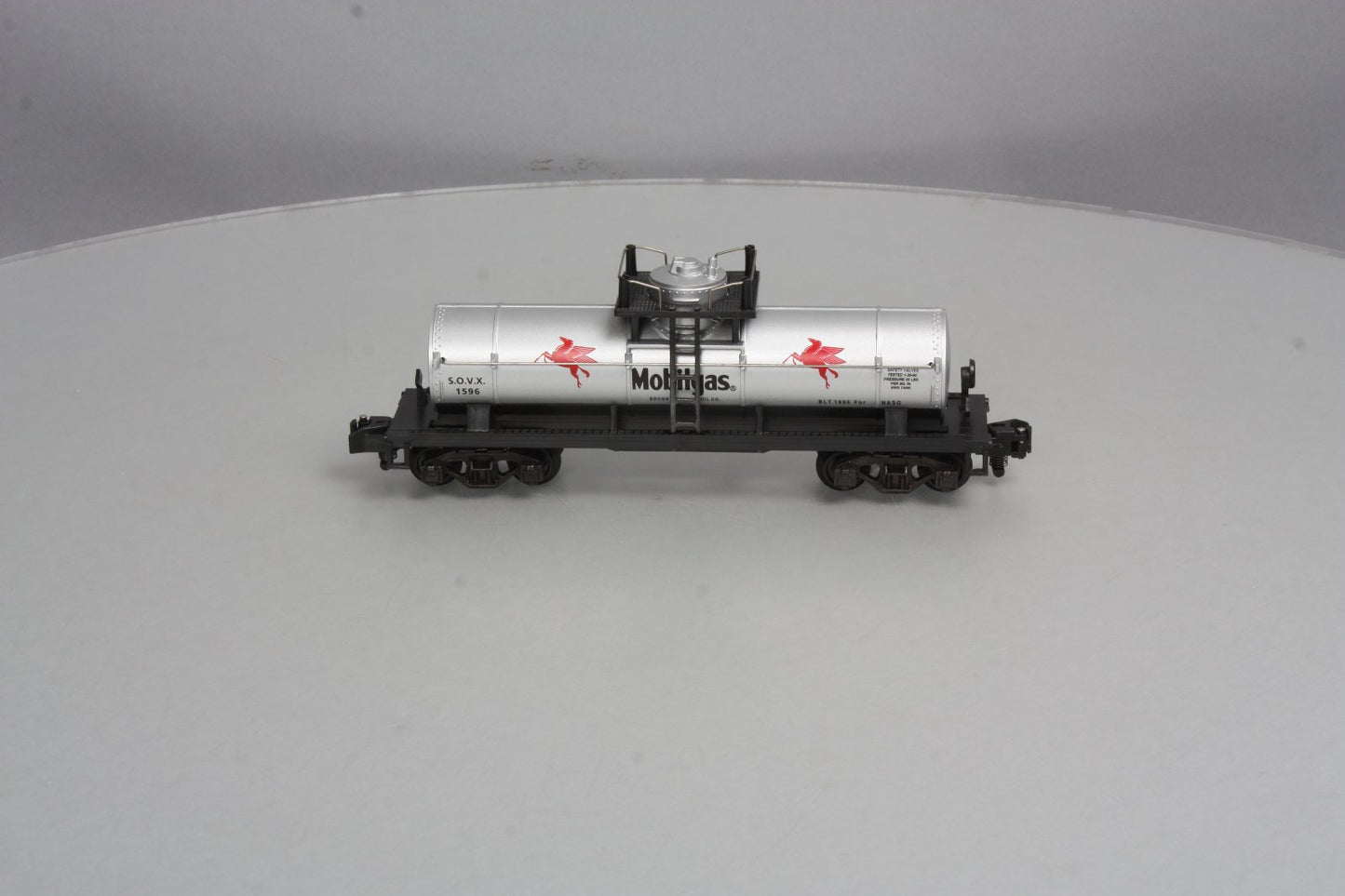 American Flyer 6-52095 S Gauge Mobil Gas NASG 1996 Tank Car #1596 LN/Box