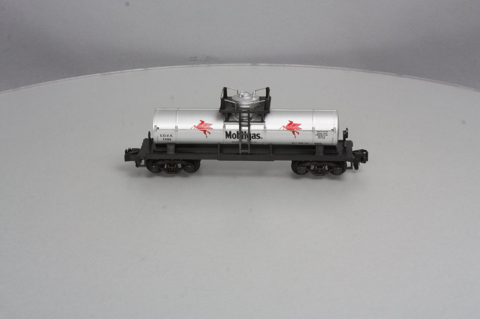 American Flyer 6-52095 S Gauge Mobil Gas NASG 1996 Tank Car #1596 LN/Box
