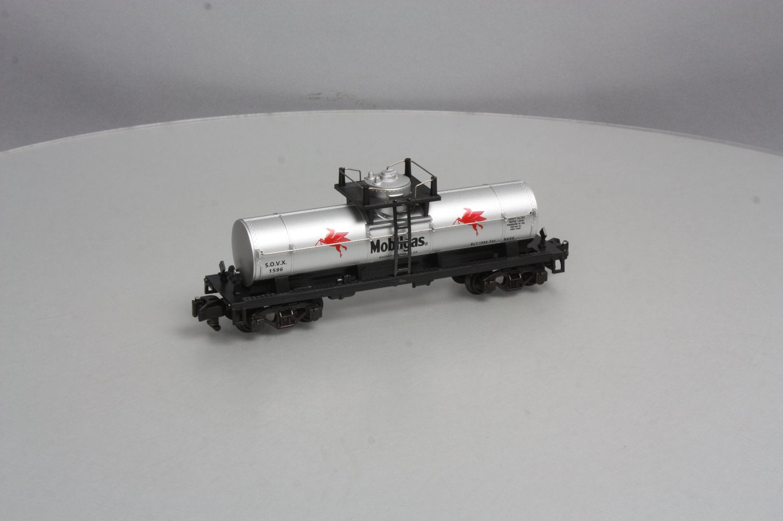American Flyer 6-52095 S Gauge Mobil Gas NASG 1996 Tank Car #1596 LN/Box