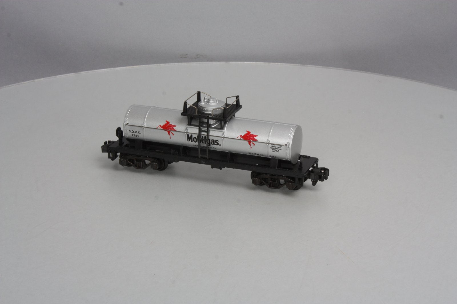 American Flyer 6-52095 S Gauge Mobil Gas NASG 1996 Tank Car #1596 LN/Box