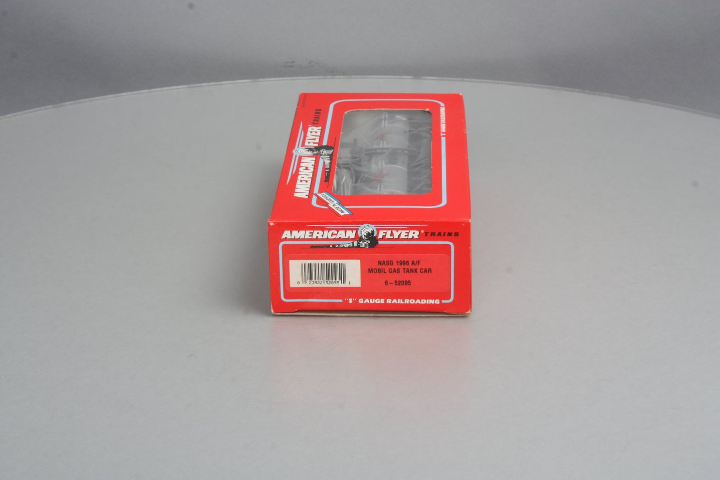 American Flyer 6-52095 S Gauge Mobil Gas NASG 1996 Tank Car #1596 LN/Box