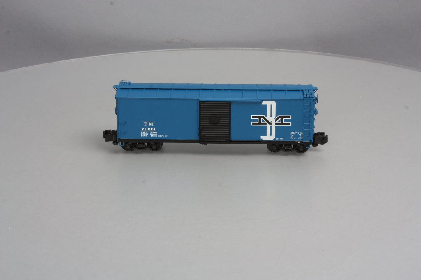 S-Helper 00701 S Gauge Boston & Maine 40' Steel Rebuilt Boxcar #73001 LN/Box