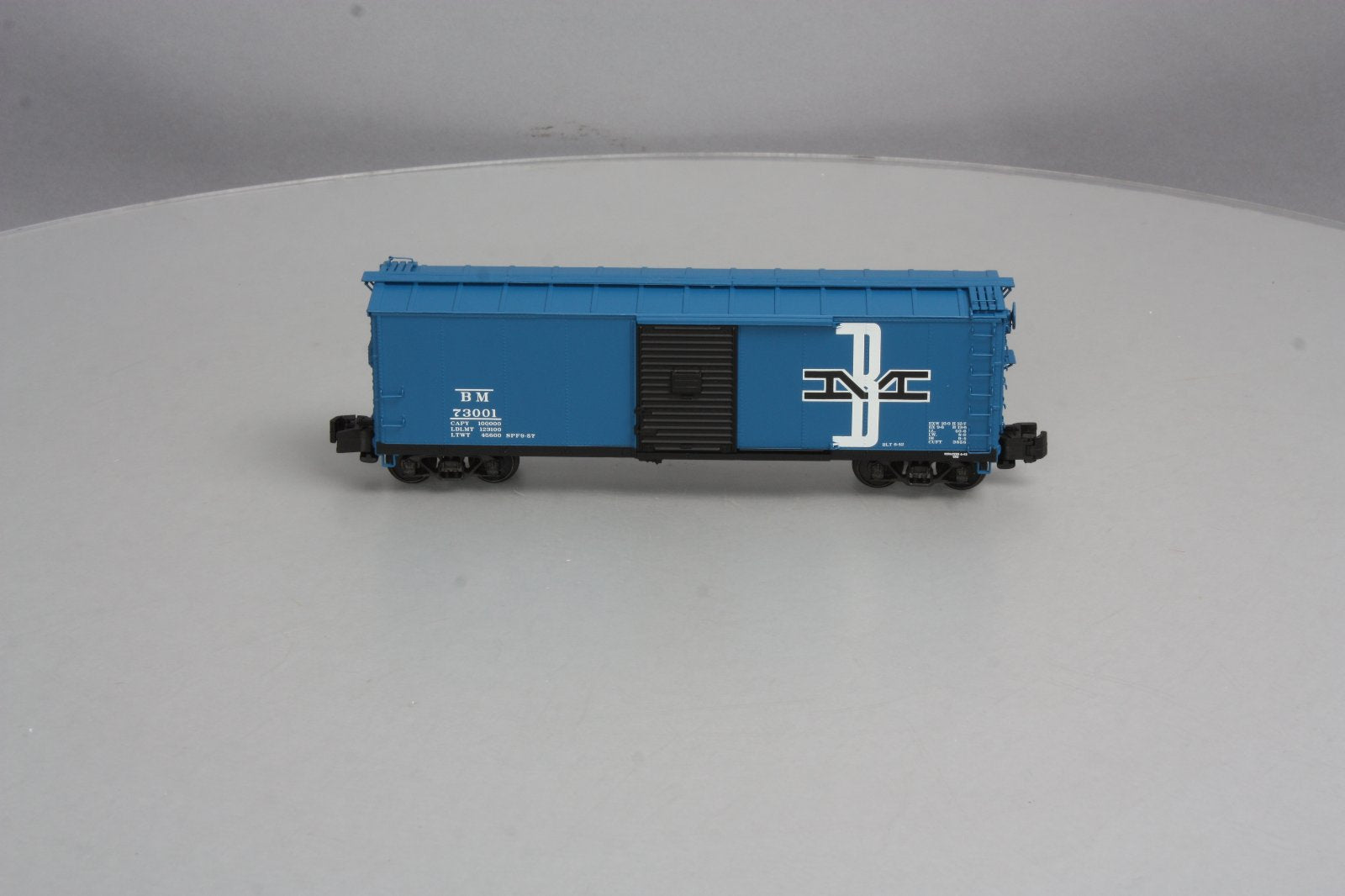 S-Helper 00701 S Gauge Boston & Maine 40' Steel Rebuilt Boxcar #73001 LN/Box