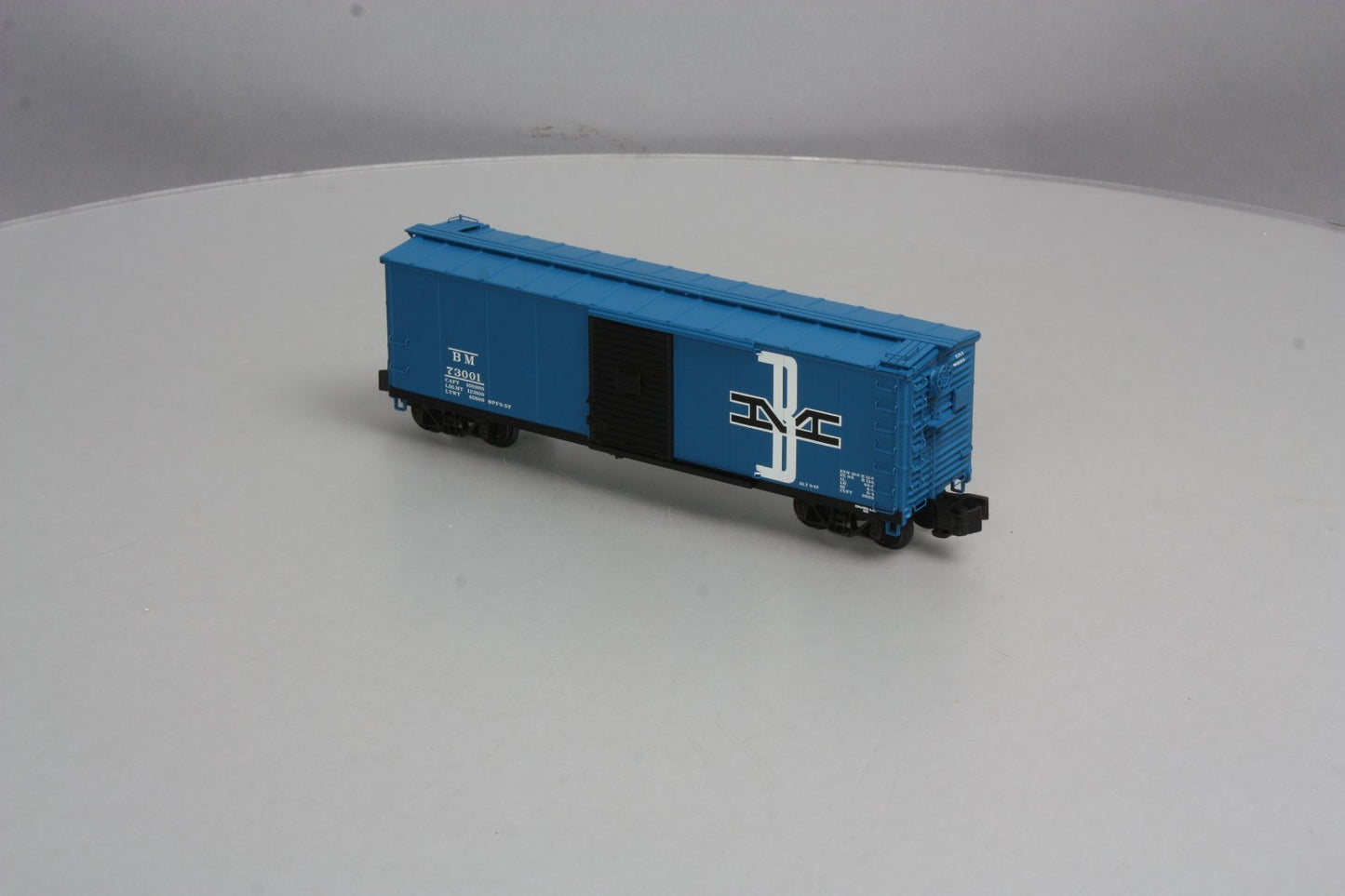 S-Helper 00701 S Gauge Boston & Maine 40' Steel Rebuilt Boxcar #73001 LN/Box
