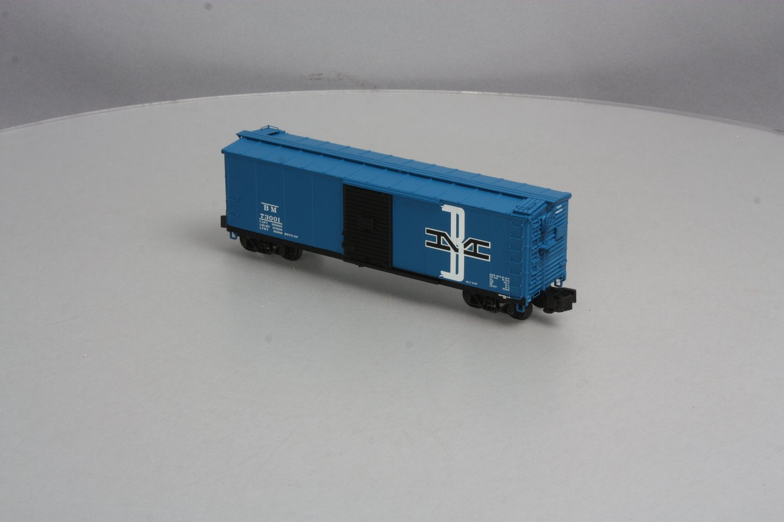 S-Helper 00701 S Gauge Boston & Maine 40' Steel Rebuilt Boxcar #73001 LN/Box