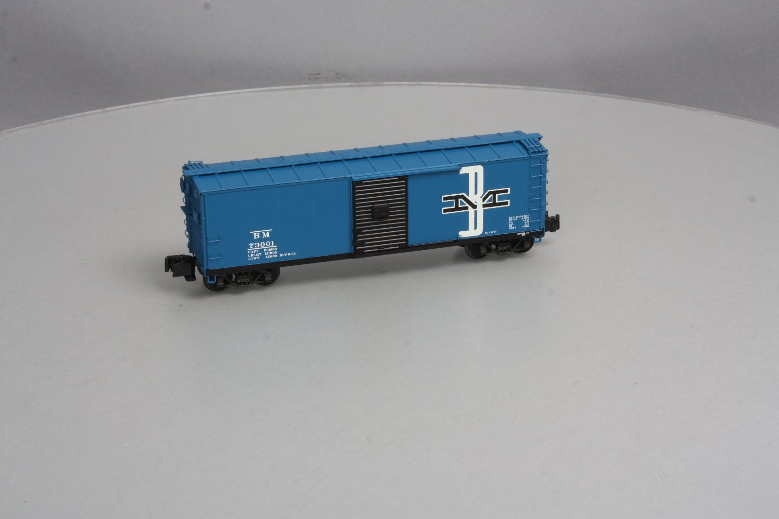 S-Helper 00701 S Gauge Boston & Maine 40' Steel Rebuilt Boxcar #73001 LN/Box