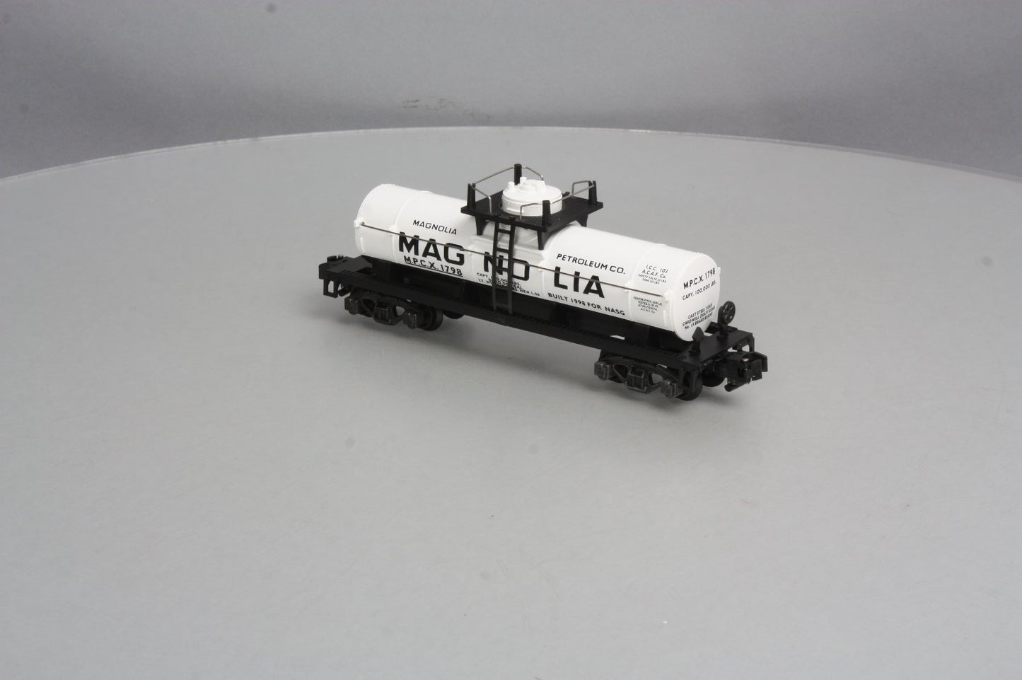 American Flyer 6-48211 S Gauge NASG 1998 Magnolia Single Dome Tank Car #1798 LN/Box