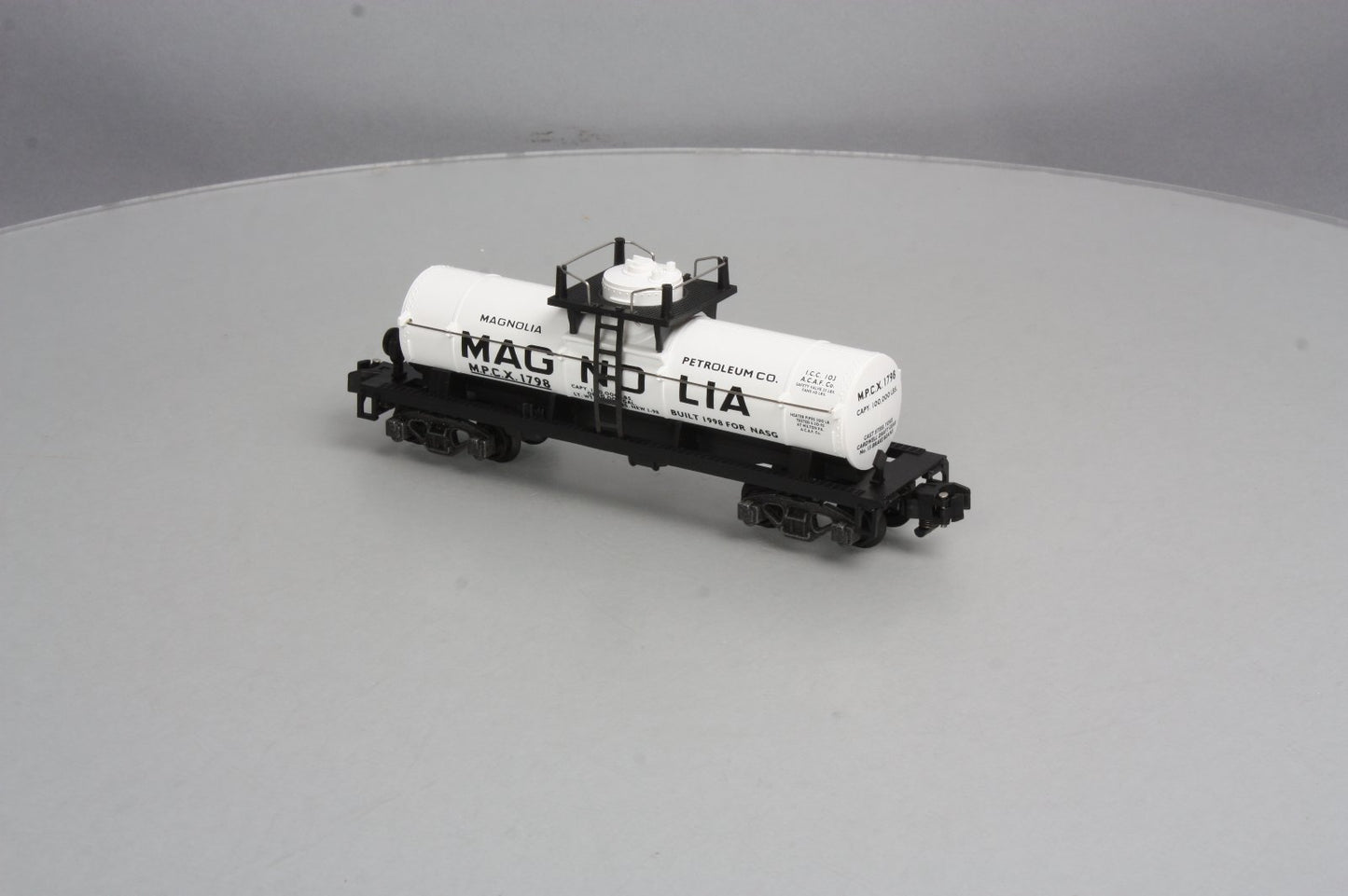 American Flyer 6-48211 S Gauge NASG 1998 Magnolia Single Dome Tank Car #1798 LN/Box
