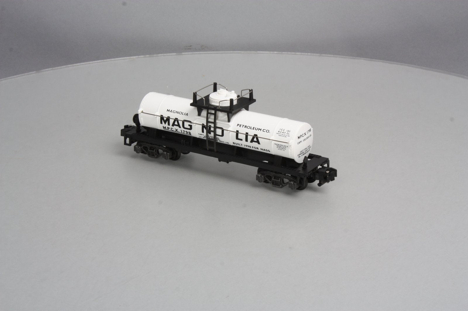 American Flyer 6-48211 S Gauge NASG 1998 Magnolia Single Dome Tank Car #1798 LN/Box