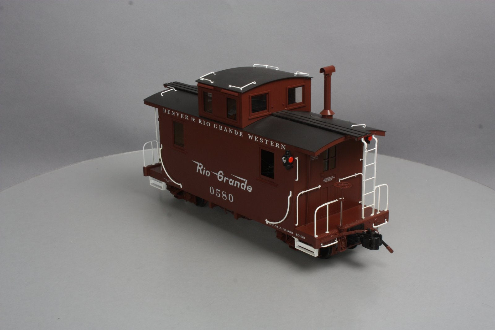 Accucraft AC83-126 G Scale Denver & Rio Grande Caboose #0580 (Metal Wheels) LN/Box