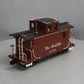 Accucraft AC83-126 G Scale Denver & Rio Grande Caboose #0580 (Metal Wheels) LN/Box