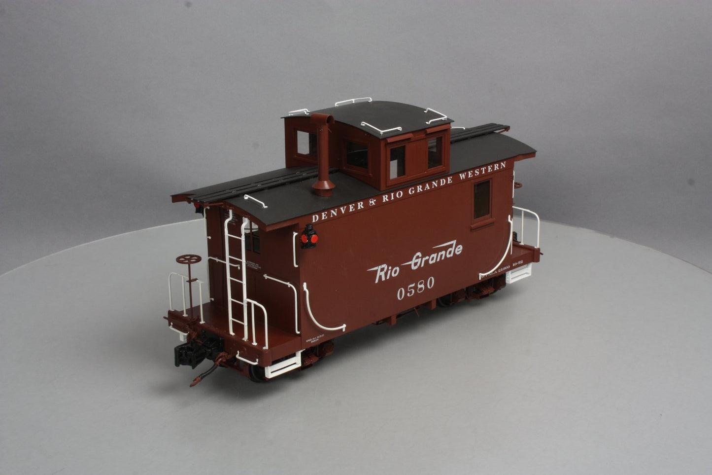 Accucraft AC83-126 G Scale Denver & Rio Grande Caboose #0580 (Metal Wheels) LN/Box