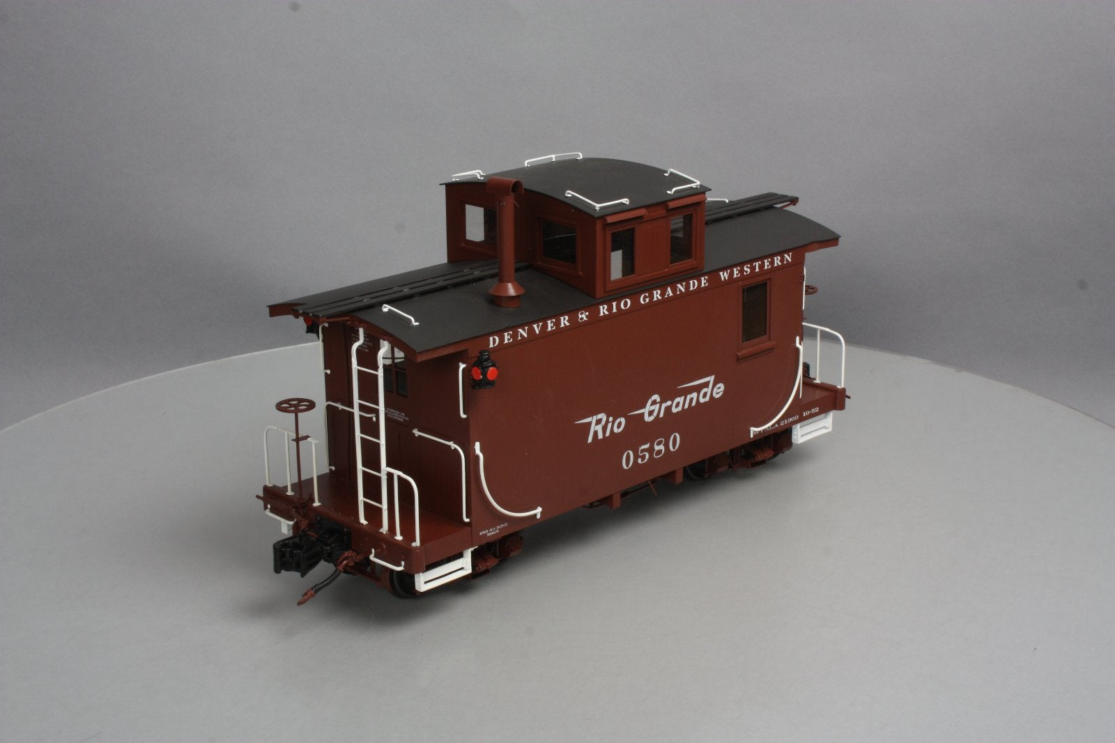 Accucraft AC83-126 G Scale Denver & Rio Grande Caboose #0580 (Metal Wheels) LN/Box