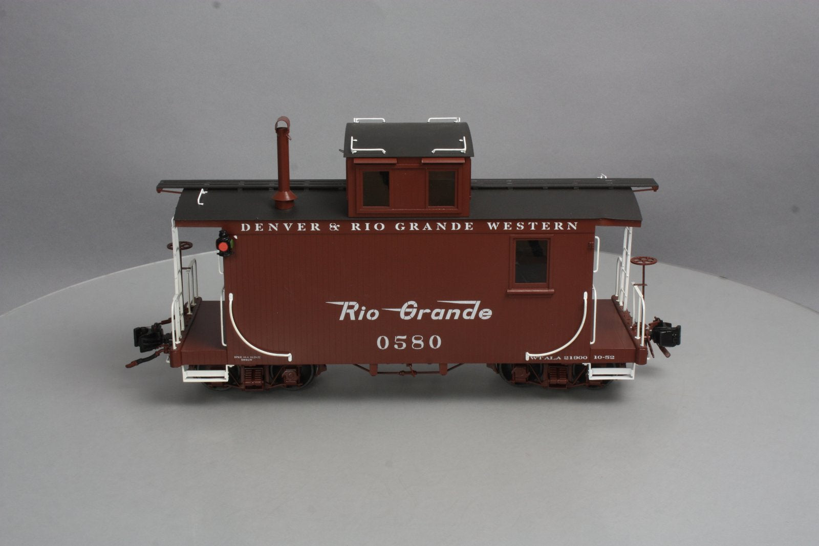 Accucraft AC83-126 G Scale Denver & Rio Grande Caboose #0580 (Metal Wheels) LN/Box