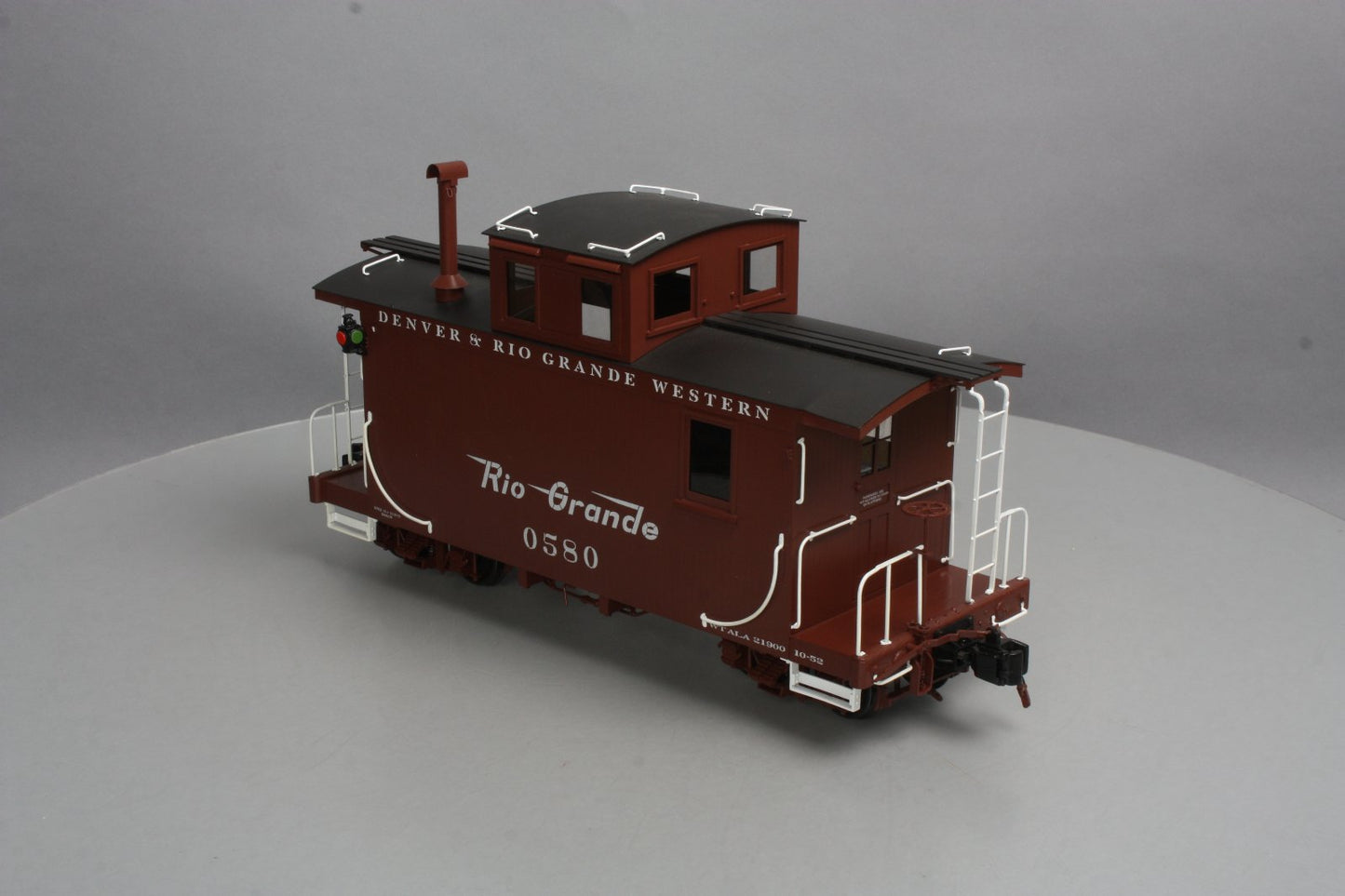 Accucraft AC83-126 G Scale Denver & Rio Grande Caboose #0580 (Metal Wheels) LN/Box