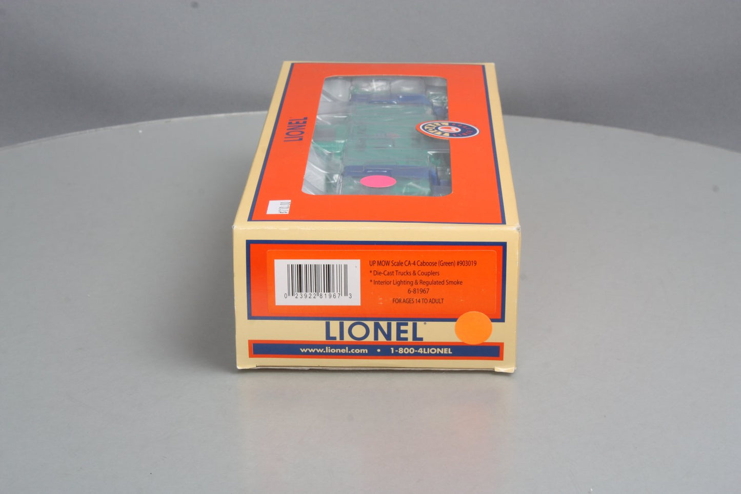 Lionel 6-81967 O Union Pacific Scale Ca-4 Maintenance Of Way Caboose #903019