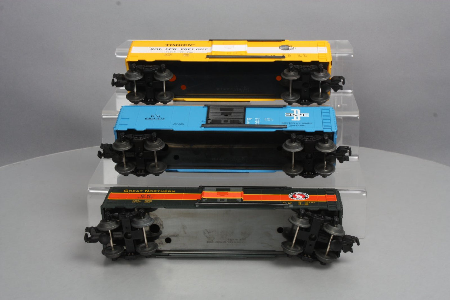 Lionel 6-29209 O Gauge 6464 Series VII Boxcars (Set of 3) LN/Box