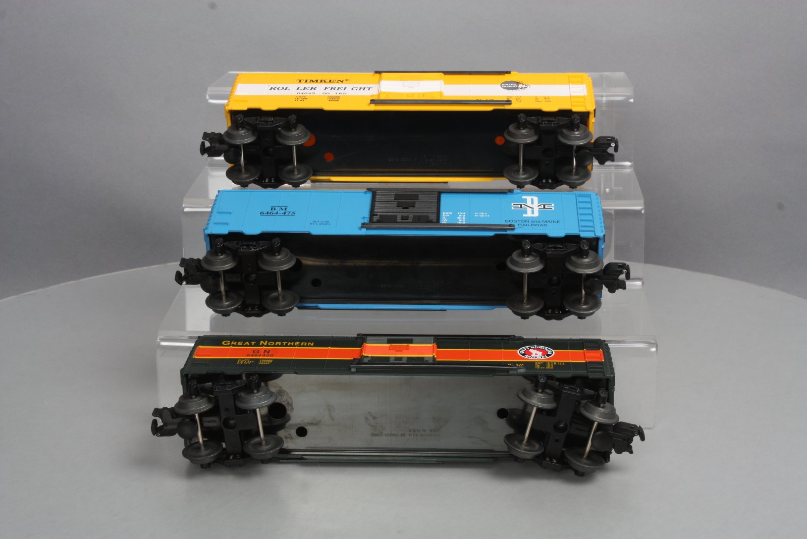 Lionel 6-29209 O Gauge 6464 Series VII Boxcars (Set of 3) LN/Box