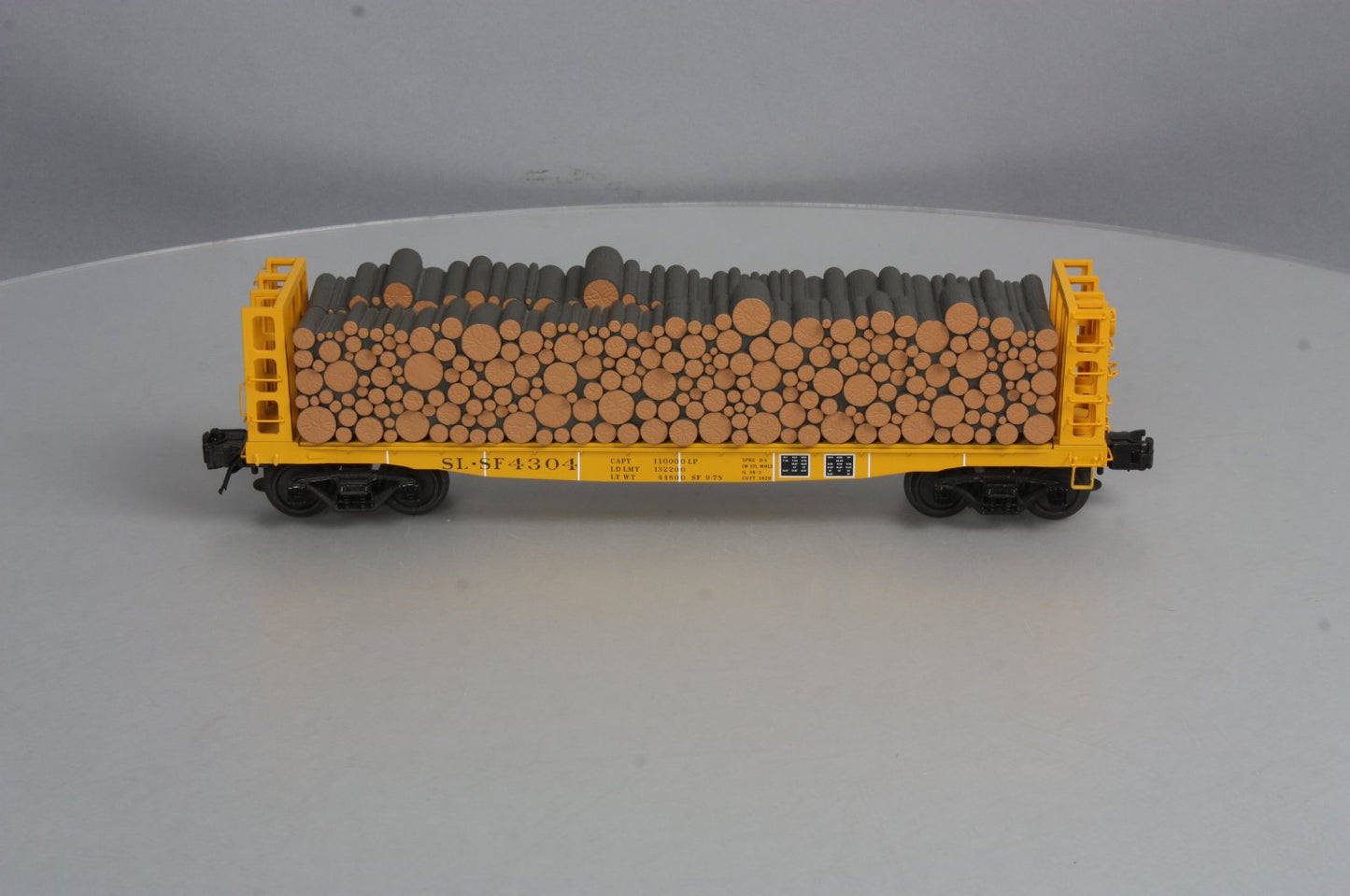Atlas 6278-1 O Frisco GSC Pulpwood Flat Car #4304 (3-Rail) NIB