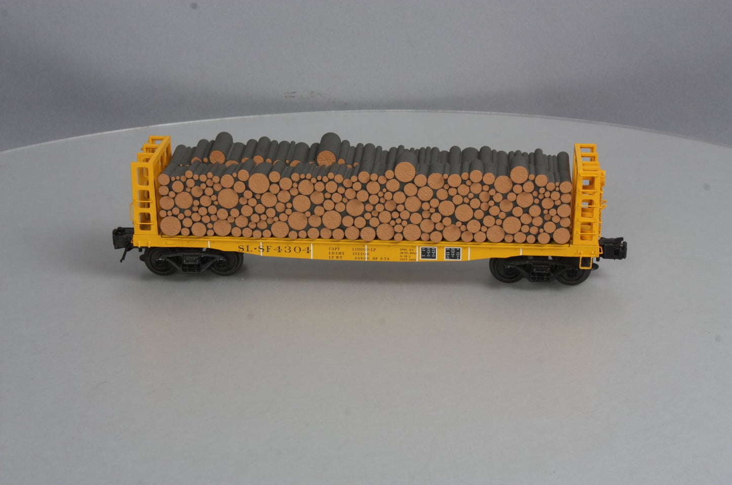 Atlas 6278-1 O Frisco GSC Pulpwood Flat Car #4304 (3-Rail) NIB