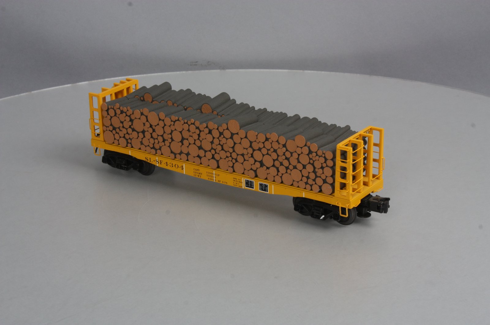 Atlas 6278-1 O Frisco GSC Pulpwood Flat Car #4304 (3-Rail) NIB