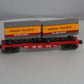 Lionel 6-26691 O Union Pacific Flatcar with 2 Trailers NEW