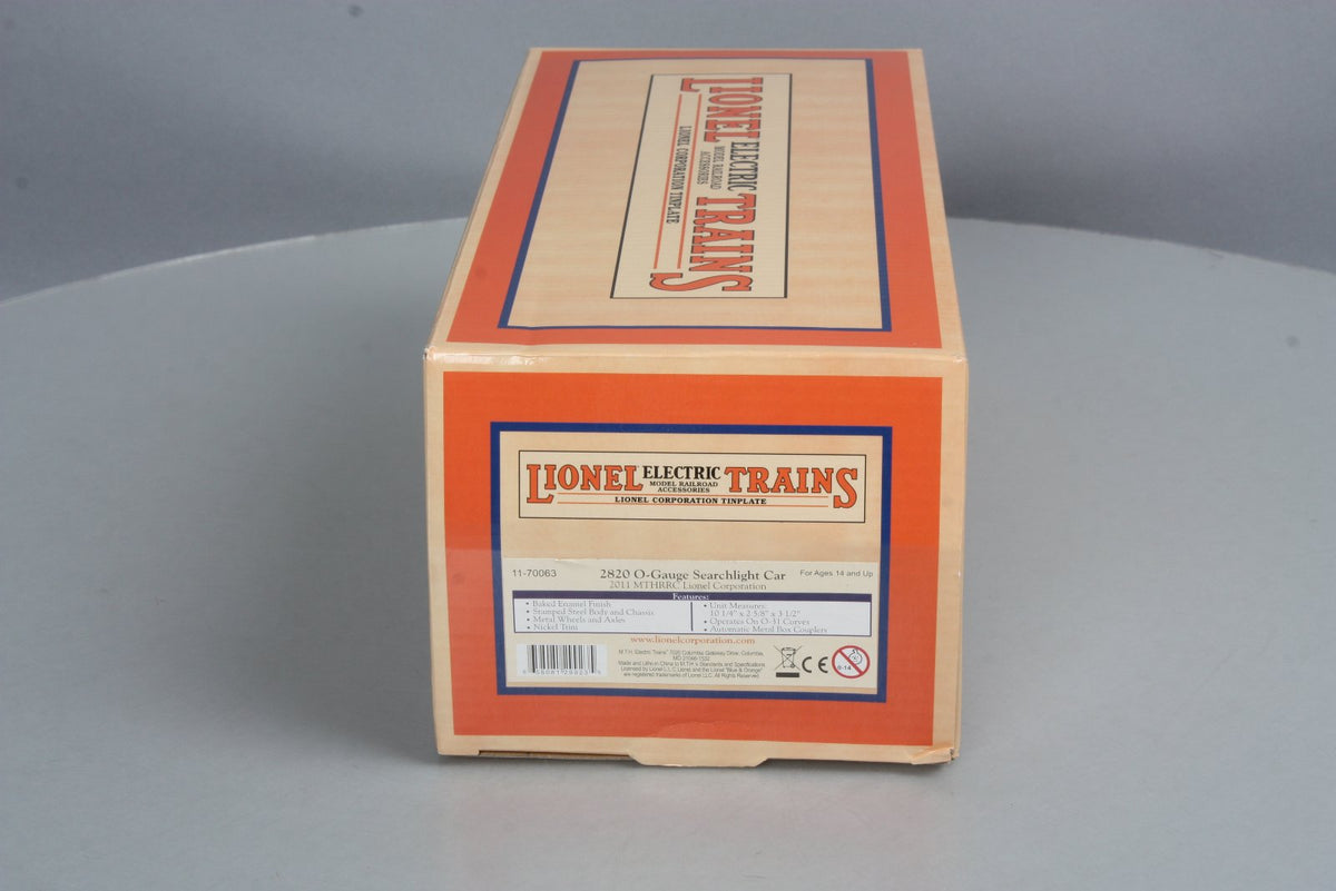 Lionel 11-70063 O Gauge 2820 Lionel Lines Searchlight Car LN/Box