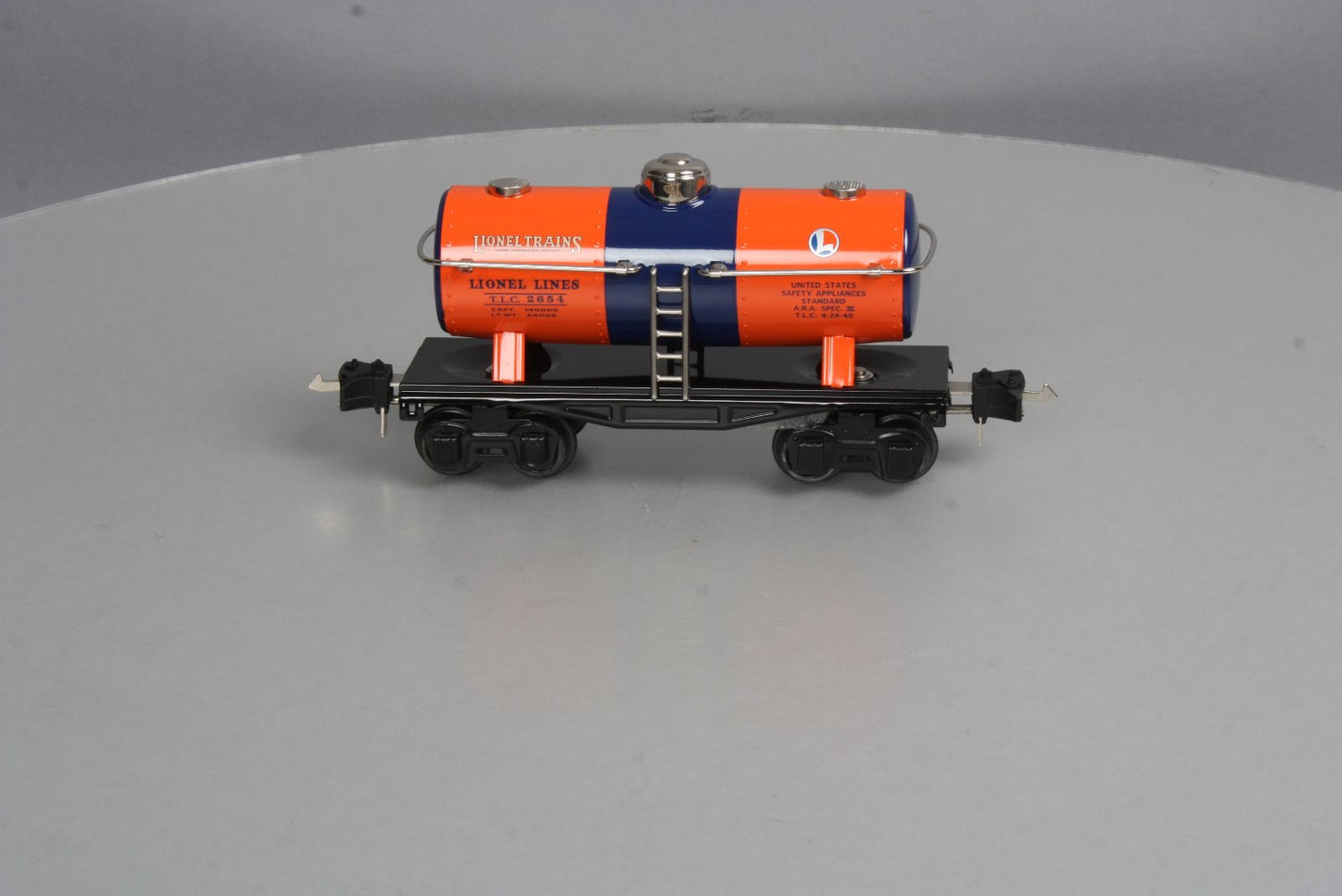 MTH 11-70076 Lionel Corporation 2654 O-Gauge Tinplate Tank Car LN/Box