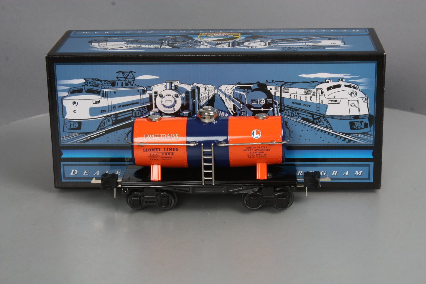 MTH 11-70076 Lionel Corporation 2654 O-Gauge Tinplate Tank Car LN/Box