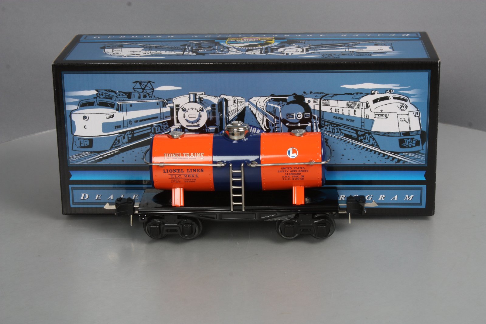 MTH 11-70076 Lionel Corporation 2654 O-Gauge Tinplate Tank Car LN/Box