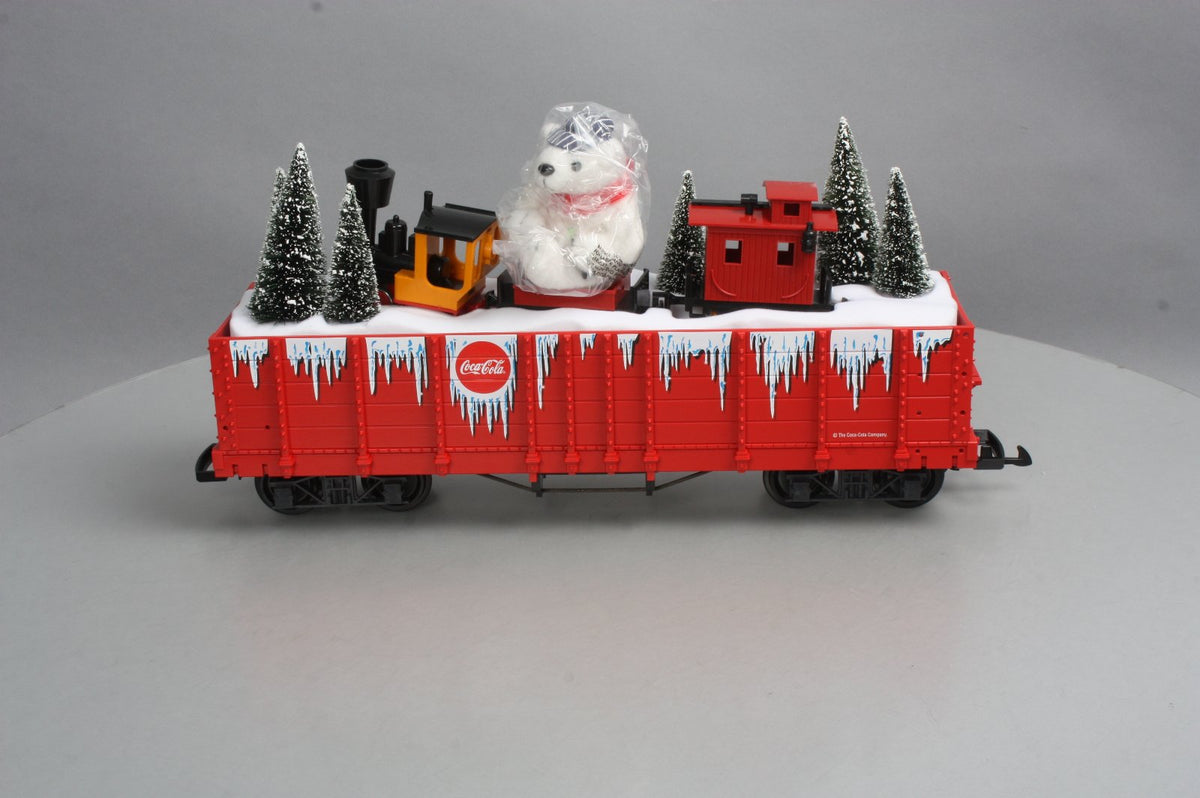 LGB 45730 G Scale Coke Bear Gondola - Metal Wheels LN/Box
