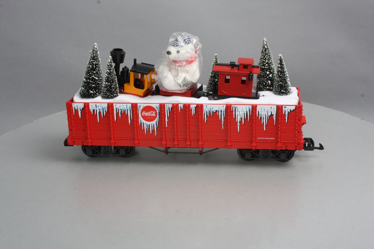 LGB 45730 G Scale Coke Bear Gondola - Metal Wheels LN/Box