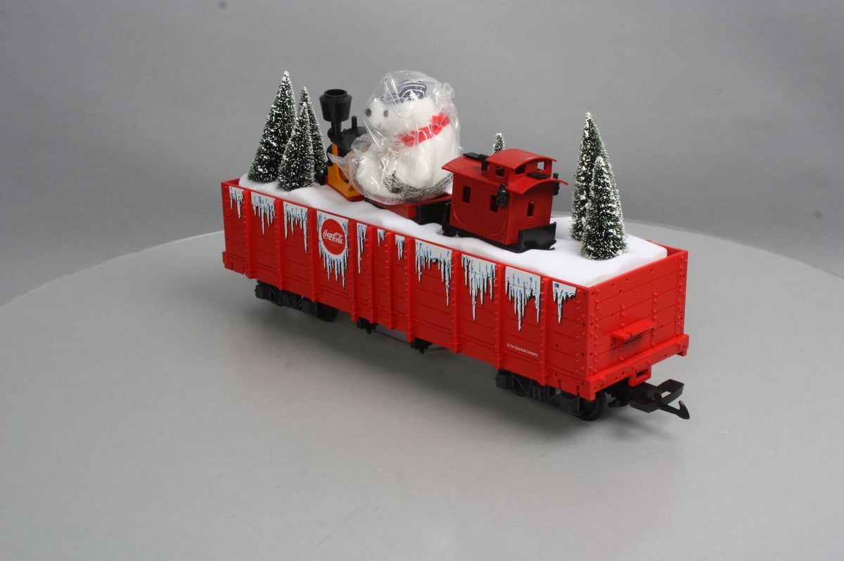 LGB 45730 G Scale Coke Bear Gondola - Metal Wheels LN/Box