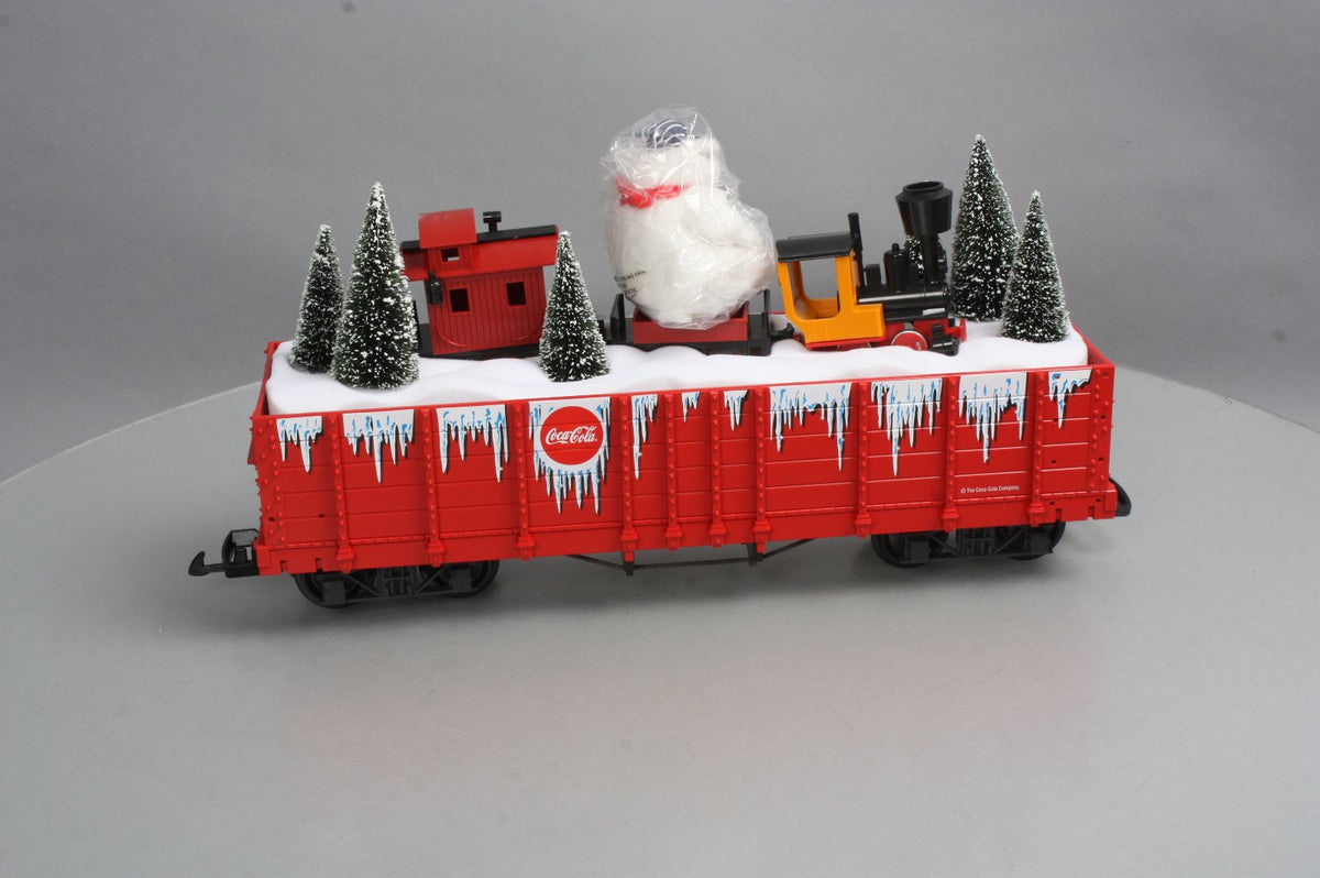 LGB 45730 G Scale Coke Bear Gondola - Metal Wheels LN/Box