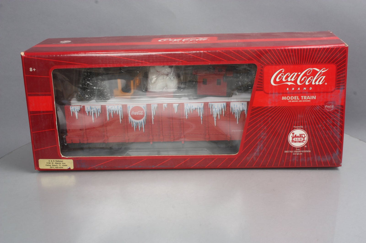 LGB 45730 G Scale Coke Bear Gondola - Metal Wheels LN/Box