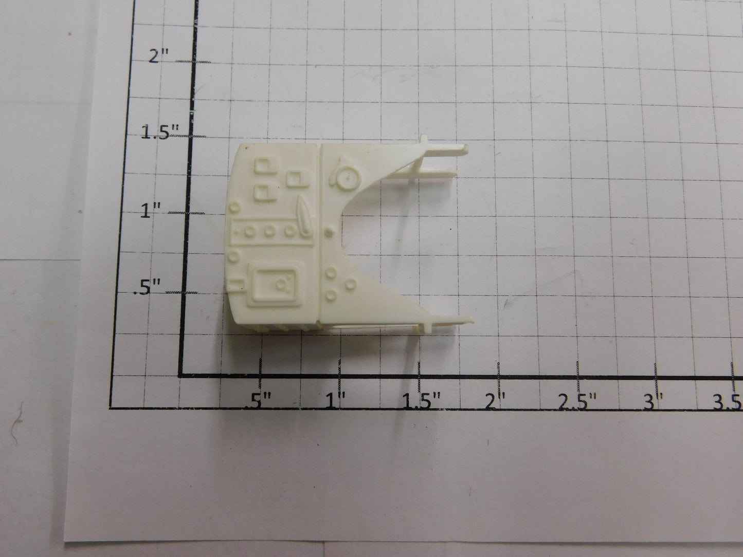Lionel 12912-36 White Diesel Motor Back Cover