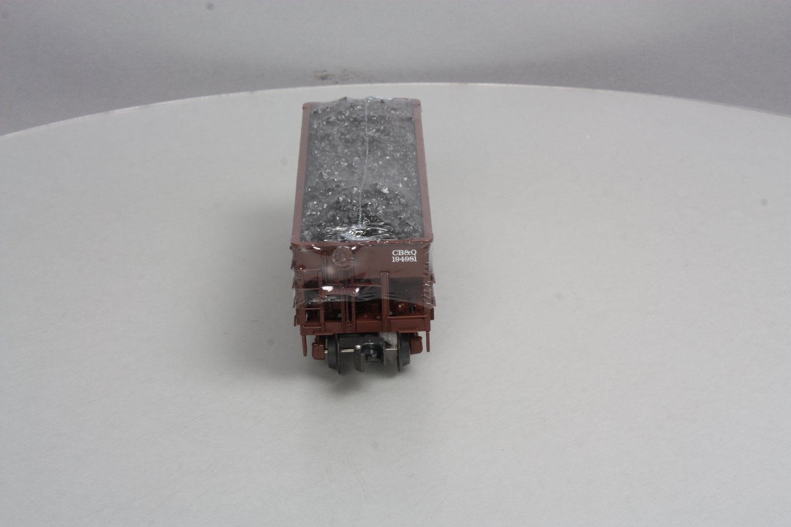 K-Line K6255-1331 O Gauge CB&Q 2-Bay DC Hopper w/ Coal Load #194981 LN/Box