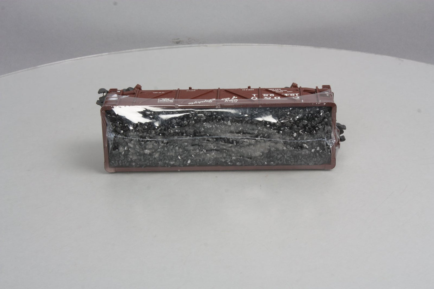K-Line K6255-1331 O Gauge CB&Q 2-Bay DC Hopper w/ Coal Load #194981 LN/Box