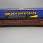 Golden Gate Depot PRSL Plastic '80 Heavy Weight Coach #9910 (3 Rail) LN/Box