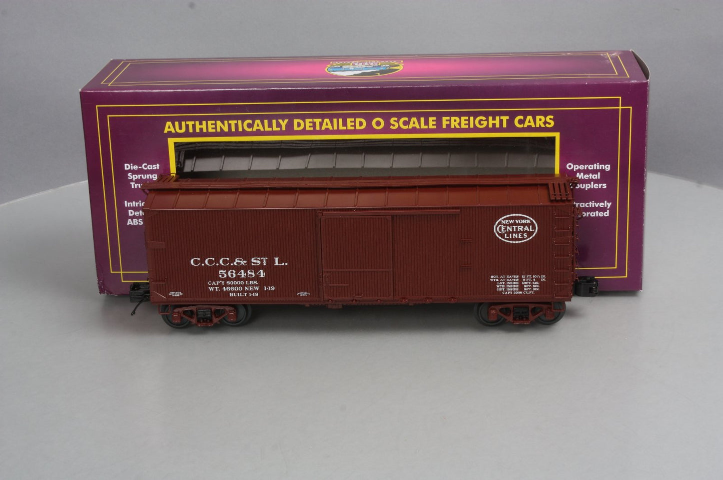MTH 20-93446 O NYC 40' USRA Double Sheathed Boxcar #56484 LN/Box