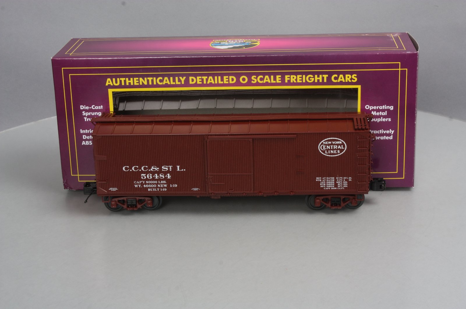 MTH 20-93446 O NYC 40' USRA Double Sheathed Boxcar #56484 LN/Box