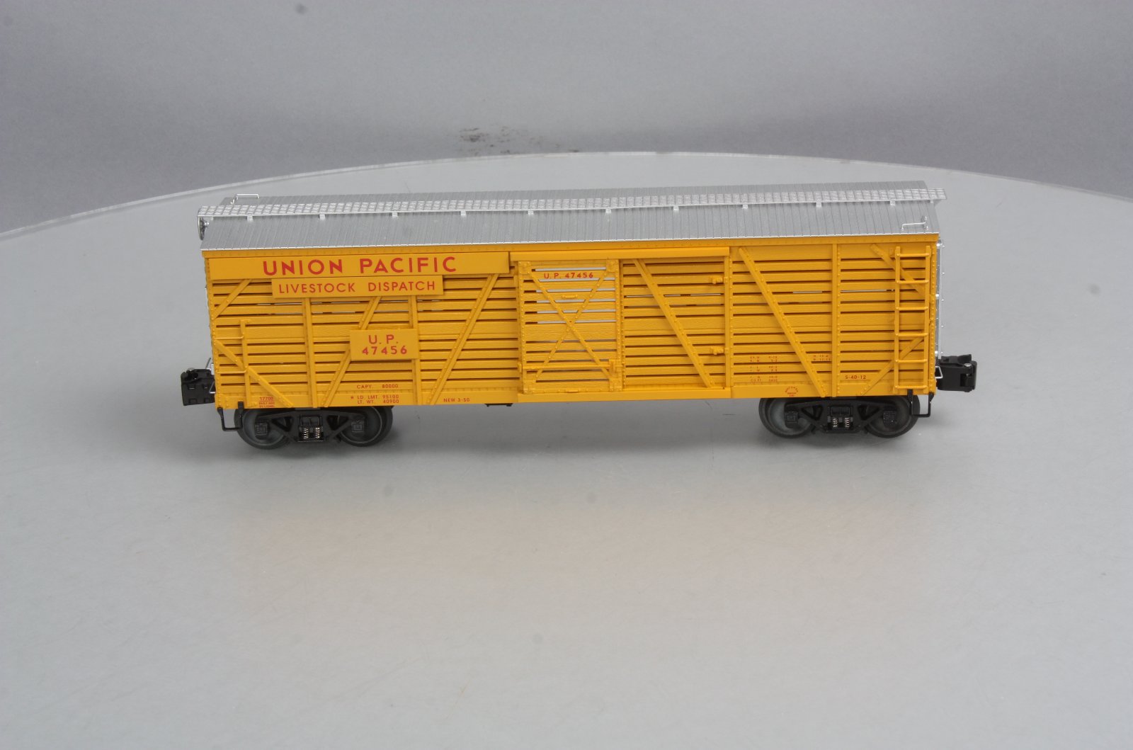 Lionel 6-17720 O Gauge Union Pacific ACF Stock Car #47564