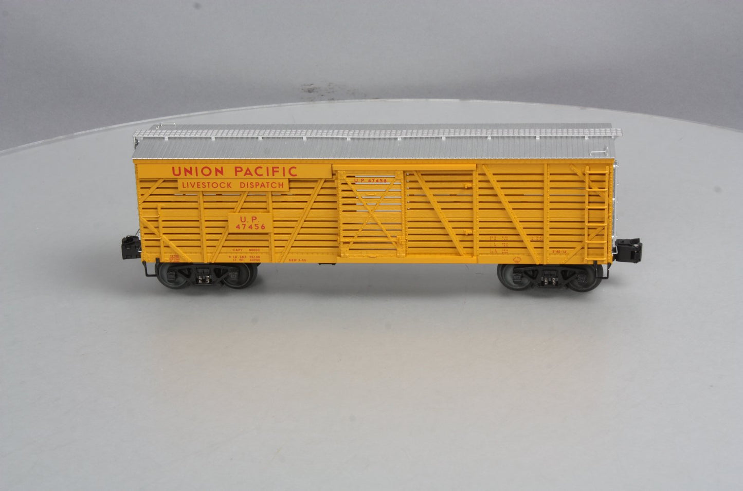Lionel 6-17720 O Gauge Union Pacific ACF Stock Car #47564