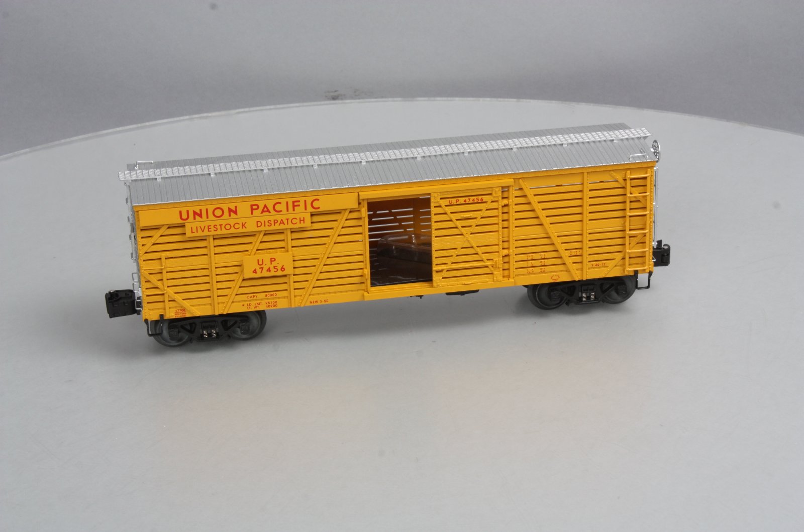 Lionel 6-17720 O Gauge Union Pacific ACF Stock Car #47564