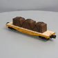 Lionel 6-27583 O Gauge Union Pacific 40' Flatcar w/Covered Load LN