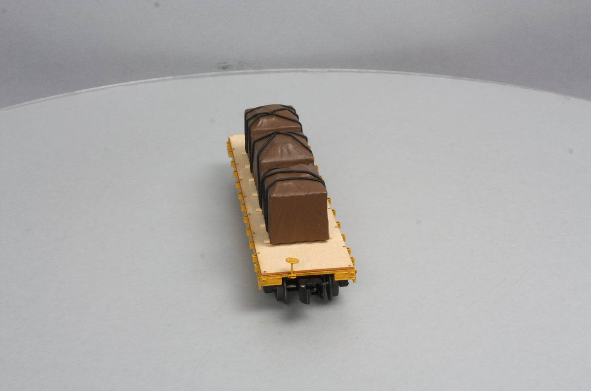Lionel 6-27583 O Gauge Union Pacific 40' Flatcar w/Covered Load NIB