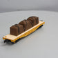 Lionel 6-27583 O Gauge Union Pacific 40' Flatcar w/Covered Load LN