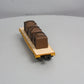 Lionel 6-27583 O Gauge Union Pacific 40' Flatcar w/Covered Load LN