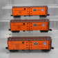 Lionel 6-81142 O VISIONLINE UPFE Steel Ice Reefer w/FreightSounds (Pack of 3) LN
