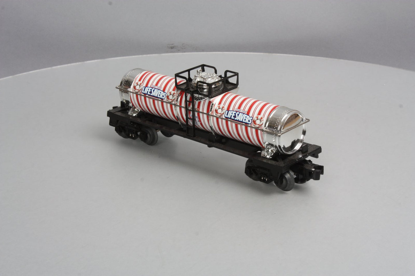 Lionel 6-58208 O Gauge Candy Cane Peppermint Lifesavers Tank Car #58208 NIB